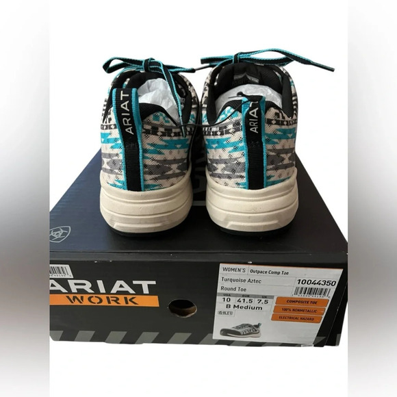 NIB Ariat Women’s Outpace Composite Toe Safety Shoes - Picture 6 of 9